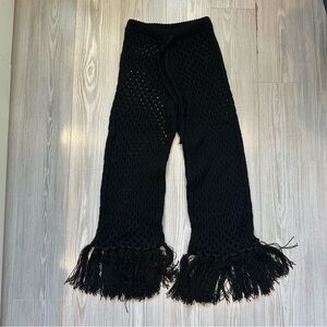 LPA from Revolve Crochet Fringe Pants